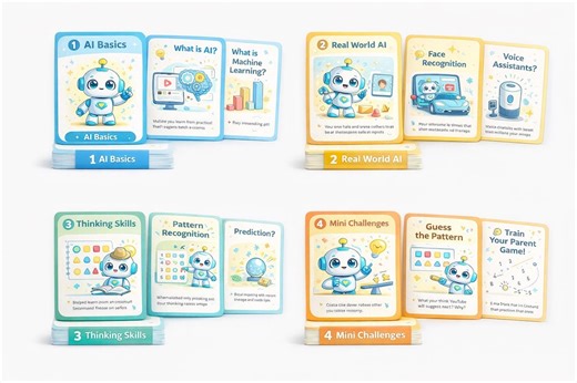 Tarjetas didácticas de IA para niños / Unidad de aprendizaje STEM para educación en casa (grados 2.º a 5.º) - Etsy México