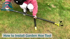 BsBsBest Scuffle Hoe Garden Tool, Stirrup Loop Hoe with 42 Inch Adjustable Long Hand, Great for Weeds in Backyard,Vegetable Garden