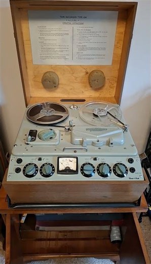 Very rare Clarke & Smith T634 1960s reel to reel tape recorder with Wearite deck + Ferrograph parts.