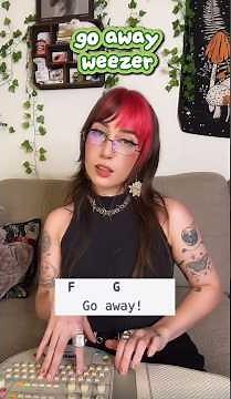 how to play go away - weezer on the omnichord #howto #omnichord #weezer #goaway #adventuretime
