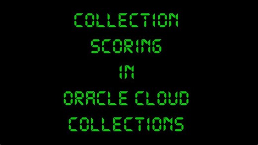 Oracle Cloud Collections Scoring (Delinquent Customers) | 🌀 Shivkumar Iyer, PMP