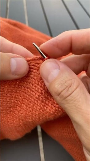 Picking up stitches for the button band #knittingtechniques