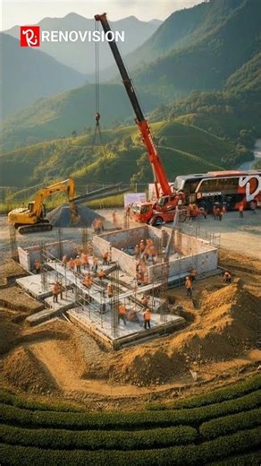 The Process of Building a Modern House in Nature | Viral Timelapse