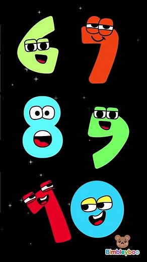 🔢 Number Song 1 to 10 | Learn Counting for Kids | Bimbleyboo #shorts #kidssongs