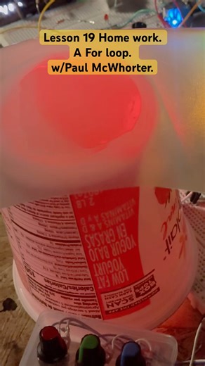 Arduino Lesson 19 Homework. This was fun I hope you smile. #arduino