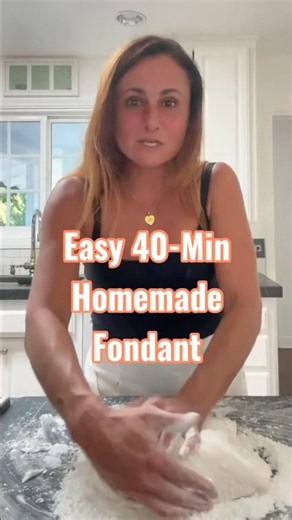 Easy 40-Min Homemade Fondant (Dye it in Any Color!) 🎨