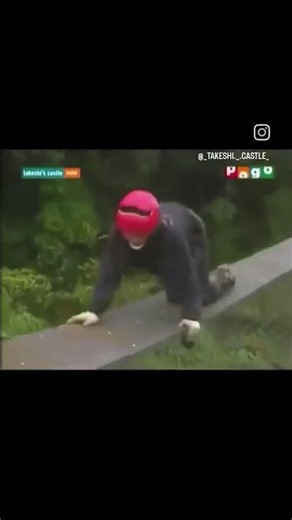 Takeshi's Castle Ep 20 In Bridge Ball in Replay in Lady Black