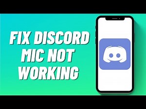 How To Fix Discord Mic Not Working