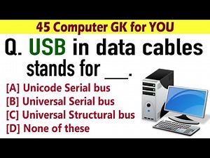 45 Computer GK Questions and Answers | Computer Basic GK General Knowledge | Computer Quiz - 2