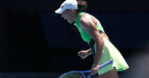 Obrończyni tytułu najadła się strachu w Australian Open