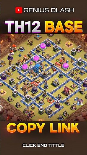 Powerful Th12 War Base Design! #th12base