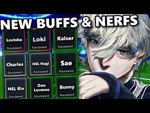ALL NEW BUFFS AND NERFS (Big Changes) | Blue Lock Rivals