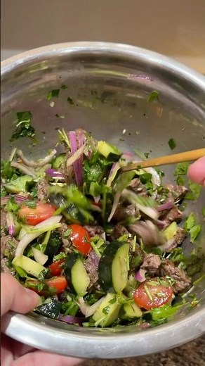 Steak salad recipe