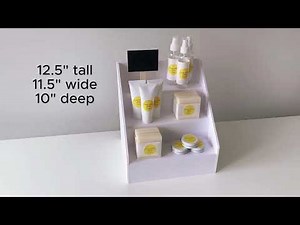 How I made a craft show display riser