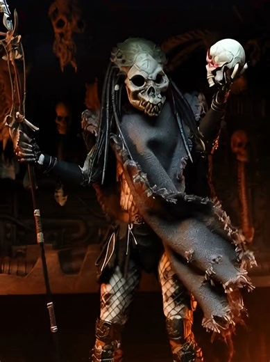 ULTIMATE SHAMAN PREDATOR, PREDATOR 2, FIGURA DE 7 PULGADAS, CON ACCESORIOS, NUEVA, SELLADA, ORIGINAL NECA. CÓMPRALA! ESCRÍBENOS AL WA 0994357027... #limited_edition_on_line #predator #neca #actionfigurescollection #actionfigures