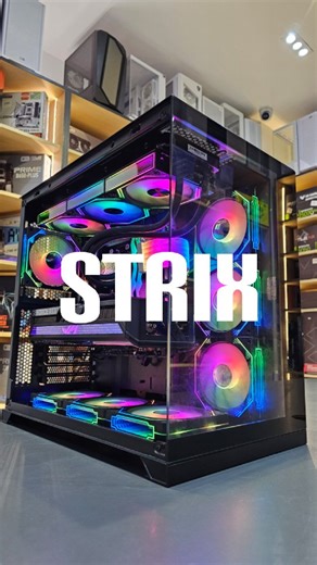 Promotech.it on Instagram: "STRIX ! 🔷️CPU : AMD RYZEN 7 9800X3D 🔷️COOLING : XPG LEVANTE 360 ARGB 🔷️MB : GIGABYTE X870M AORUS ELITE WIFI 6 🔷️RAM : 2X16GB T FORCE DELTA 6400Mhz RGB 🔷️DISQUE : SSD NVME ADATA LEGEND 860 1TB Gen4 ( 6Gb/S ) 🔷️GPU : ASUS ROG STRIX RTX 5070Ti 16GB OC 🔷️PSU : COOLER MASTER MW2 850WAT 80+ GOLD 🔷️CASE : ARES C703 AQUARIUM 🔷️TUNING : 1X CABLE EXTENTION MAGMA www.promotech-it.com"