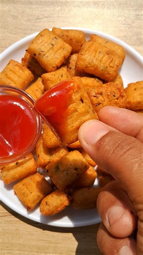 Super Crispy Suji Snacks Recipe: 😋🔥#cooking #crispy #recipe