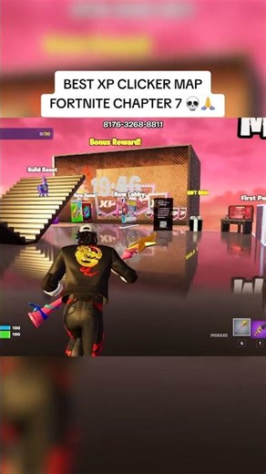 Most insane xp clicker map 🤯 Fortnite Chapter 7 #fortnite #fortnitexp #fortniteclips