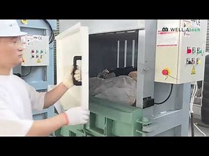 Textile Vertical Baler#Vertical Baler#Recycling machine