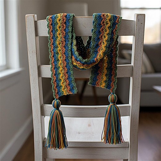 Crochet Scarf Pattern, Half Double Crochet Scarf, Crochet Dishcloth Pattern, Simple HDC Scarf Pattern, Crochet Edging Pattern, PDF - Etsy