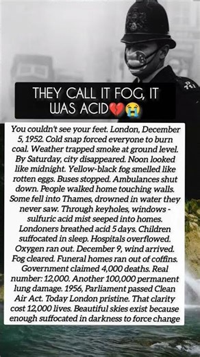 They Call It fog, It was Acid💔😭 #shorts #shortsvideo #london #news