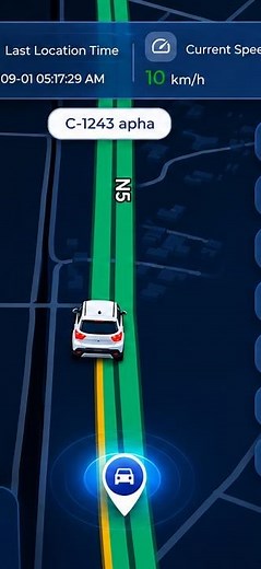 Google Maps-Style GPS Navigation | Real-Time Vehicle Tracking & Smooth Live Movement