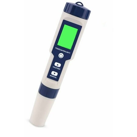PH Meter, PH Meter 5 In 1 PH/TDS/EC/ORP/Temp Meter, Water Quality Monitor Tester for Swimming Pools, Hydroponics, Drinking Water, Aquariums - Walmart.ca