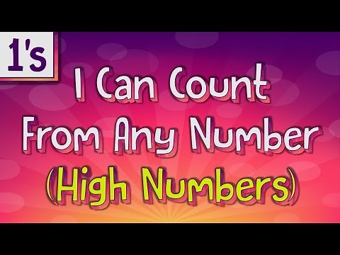 Counting On by 1's | I Can Count From Any Number (High Numbers) | Jack Hartmann