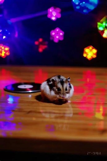 Dancing party hamster