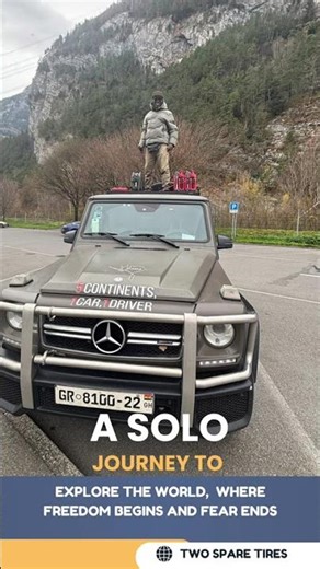 Traveling solo and savoring every experience. #5continents1car1driver #twosparetires #roadtrips