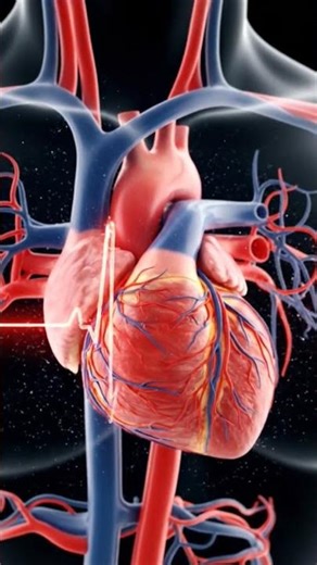 How the Heart Works ❤️ (In 20 Seconds) | 3D Animation