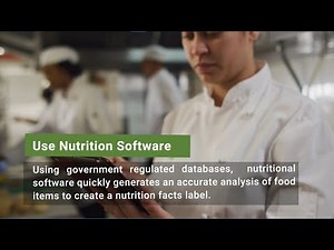 How to Create a Nutrition Facts Label