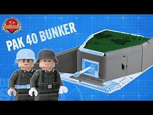 Normandy Pak 40 Bunker - Brickmania Designers Studio