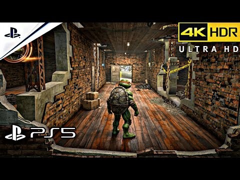 TMNT: The Video Game (PS5) 4K60FPS HDR Gameplay