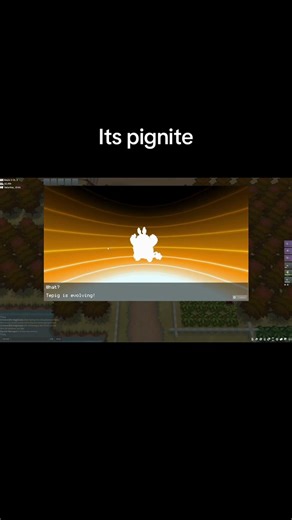 Pignite evolution #clip #wackyzlushie #pokemon #pokemmo #pokemoncommunity #pokemonblackwhite