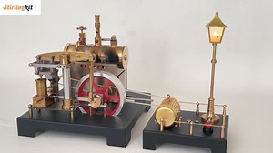 4.6K views · 809 reactions | Your Kid's First High-Performance Steam Engine Model! Perfect Gift for Train Nerd & Steam Lover. Build, Learn, and Witness the Magic of Steam Power in Action! Shop Now >> bit.ly/STK3573584 View More >> bit.ly/3XTPuiu #ScaleModeling #EasyAssembly #DIYProject #Stirlingkit #SteamBeamEngine #SteamPower #IndustrialRevolution #RETROL #HistoricalGifts #Wokshop #Machinist | Stirlingkit | Facebook