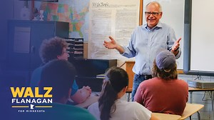 “As a former teacher, my goal as governor will be to bring back the joy and respect to every person who walks into a classroom each day—and the end result for the people of Minnesota will be a stronger, better-educated workforce and more children prepared for the future. ” ✅Tim Walz for Governor ✅Peggy Flanagan for Lieutenant Governor 🗳VOTE AUGUST 14, 2018 | Tim Walz