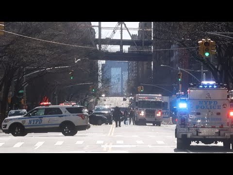 Bomb Squad Investigation at UES Hospital After Threat - NYC