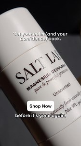 ✨ You asked, we listened! ✨ Our most requested product has arrived! Meet the deodorant that’s here to transform your routine: natural ingredients, zero harsh chemicals, and unbeatable freshness. Don’t wait—be one of the first to try it! | Salt Lab