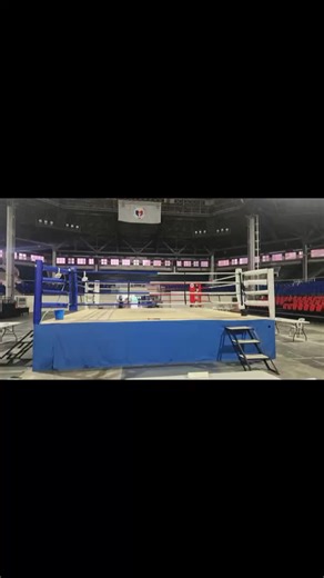 WATCH: Boxing ring set up at Rizal Memorial Coliseum for the Sunday match between PNP chief Police General Nicolas Torre III and Davao City Acting Mayor Baste Duterte. Courtesy: PNP, Joviland Rita/GMA Integrated News via GMA News/Facebook #updates2025 #fypviralシ #fypageシ #fypシ #fypシ゚ #update2025 #contentcreator @highlight | Ernest Hashim Ayento Socorin