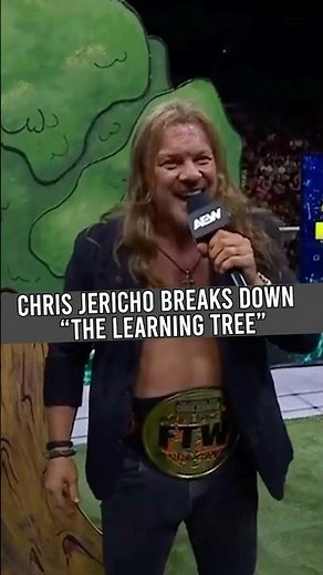 CHRIS JERICHO Explains THE LEARNING TREE Character - AEW