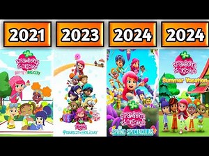 ALL STRAWBERRY SHORTCAKE MOVIES & TV SERIES (1980-2024)