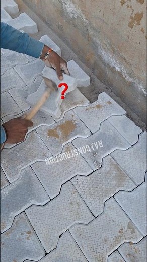 Easy way to cut and install interlock tilesEasy way to cut and install interlock tiles