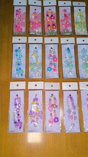 DIY Beaded Keychains ✨ #diy #shorts #handmade