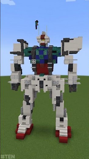 Mecha Gundam Robot Build | #minecraft