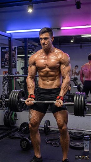 Barbell Arm Blast: Get Sleeve-Busting Pumps #armworkout #barbell #ytshorts