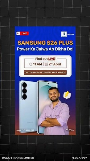 🔴 Live Today: Samsung S26 Plus Launch 🚀 | 2 April 11 AM | Full Reveal