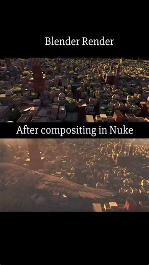 TUSHAR | 3d Generalist 🇮🇳 on Instagram: "Did this one for movie. Compositing @ritikrahejavfx_ #vfx #cgi #blender3d #nuke #3denvironment #3denvironment"