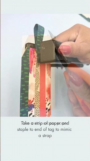 Easy DIY Paper Luggage Tag