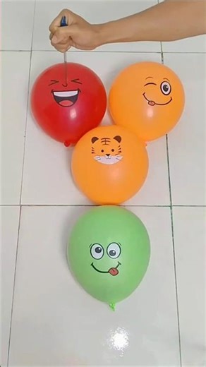 Water Balloon Burst in Slow Motion | Satisfying Color Splash POP 💦💥🌈 #shorts #balloon #popping